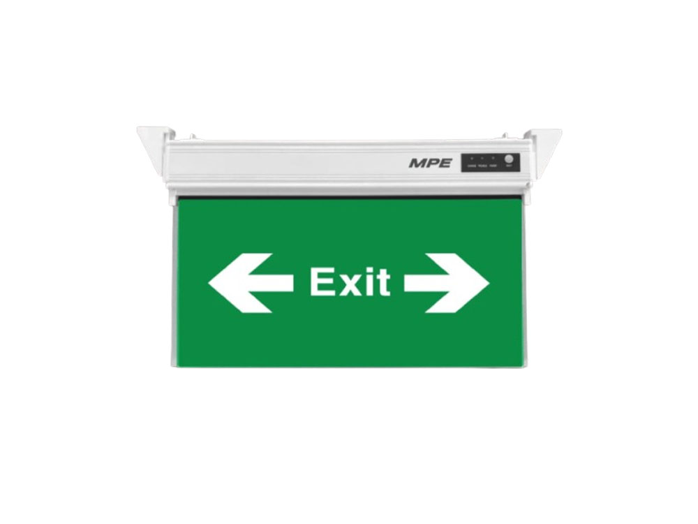 Đèn Exit MPE 3W 2 Mặt Trái Phải EX2LR