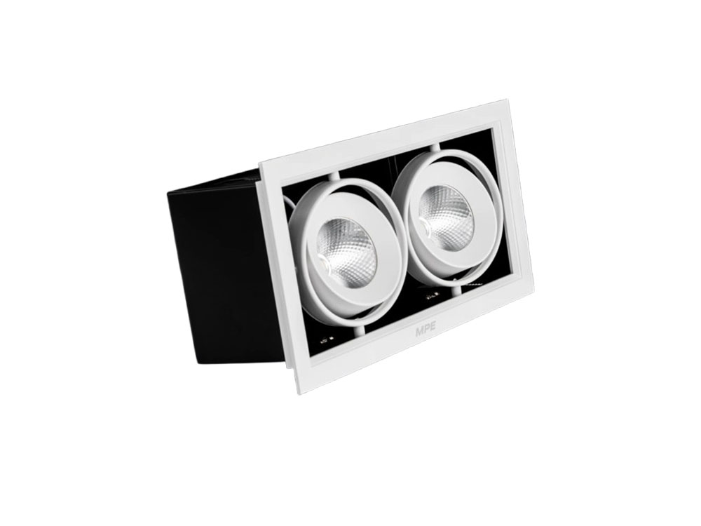 Đèn Led Âm Trần Chiếu Điểm MPE 12W x 2 DSL-212T
